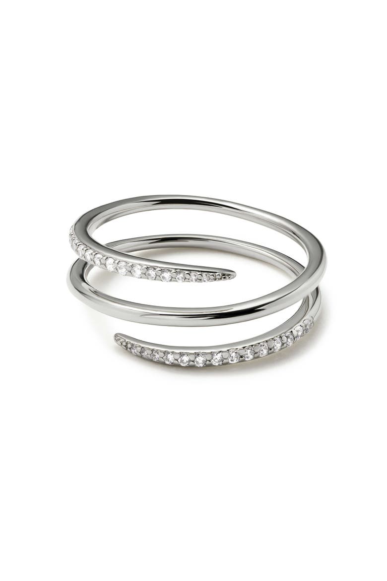 Claw Ring - Oren Triple Silver, Alternate, color, Silver