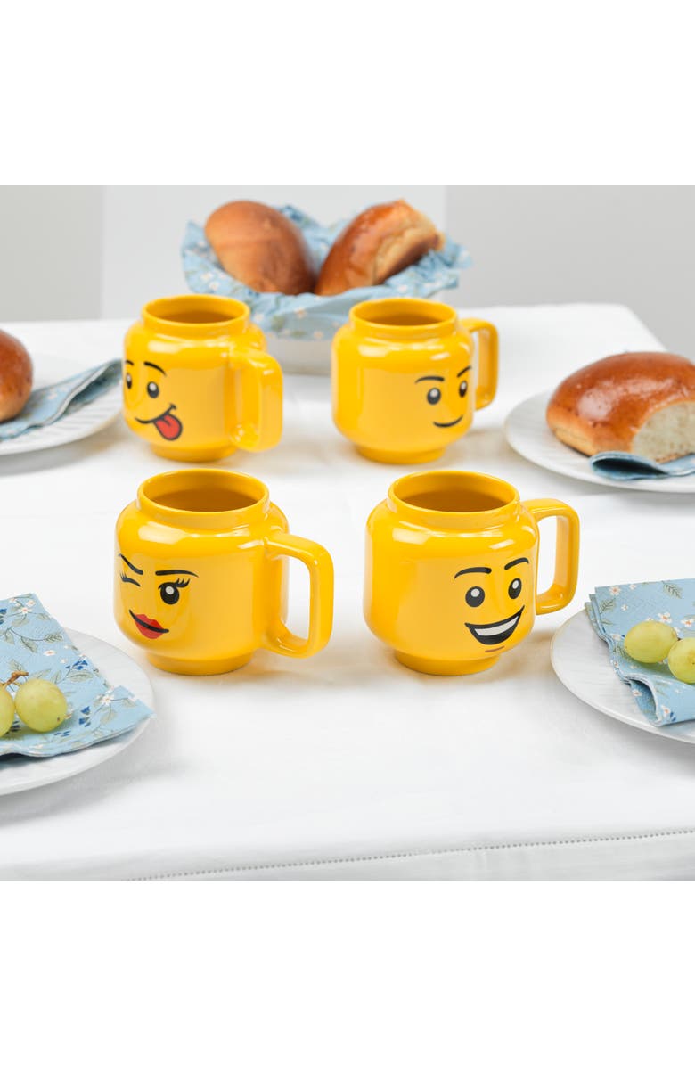 LEGO Classic Ceramic Mug, 17.9oz, Alternate, color, Yellow