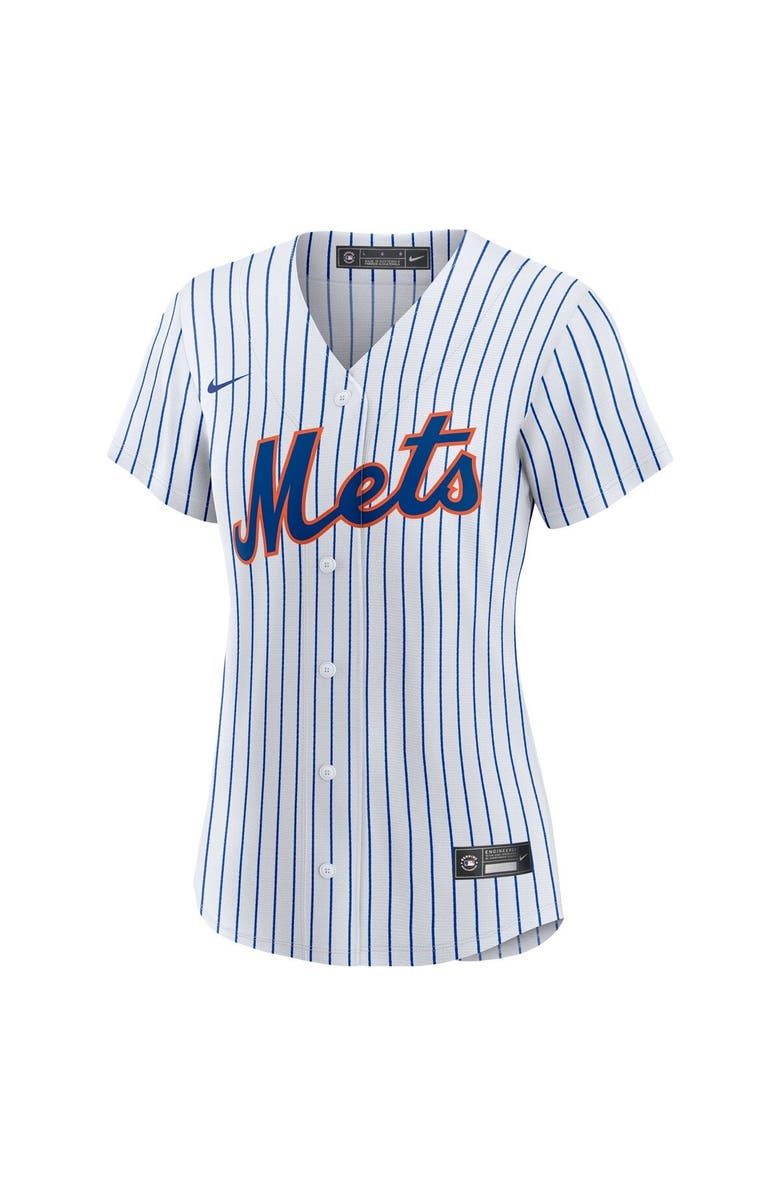 Nike Women's Nike Justin Verlander White/Royal New York Mets Home Replica Player Jersey, Alternate, color,