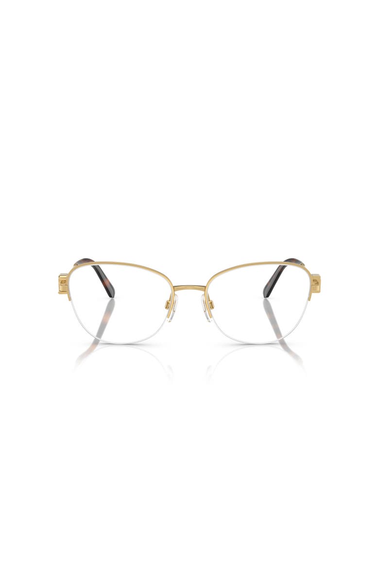 Ralph Lauren 56mm Butterfly optical glasses, Alternate, color, Gold