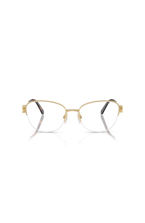 Ralph Lauren 54mm Butterfly Optical Glasses In Gold