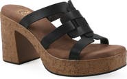 White Mountain Footwear Barillo Platform Slide Sandal