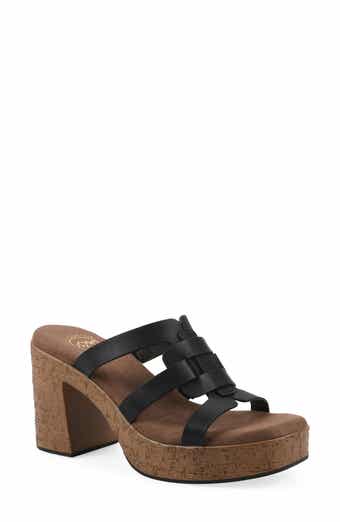 White Mountain Footwear Barillo Platform Slide Sandal