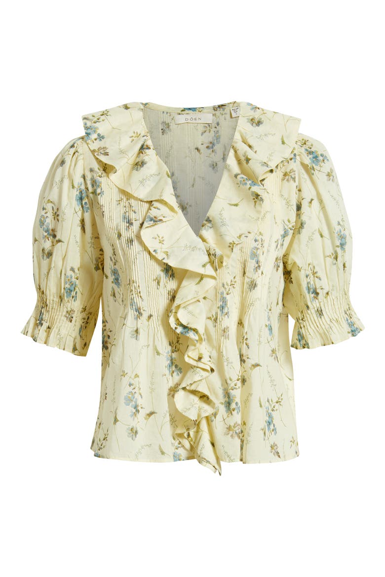 Henri Organic Cotton Voile Top, Alternate, color, SUNSHINE PRAIRIE ROSE