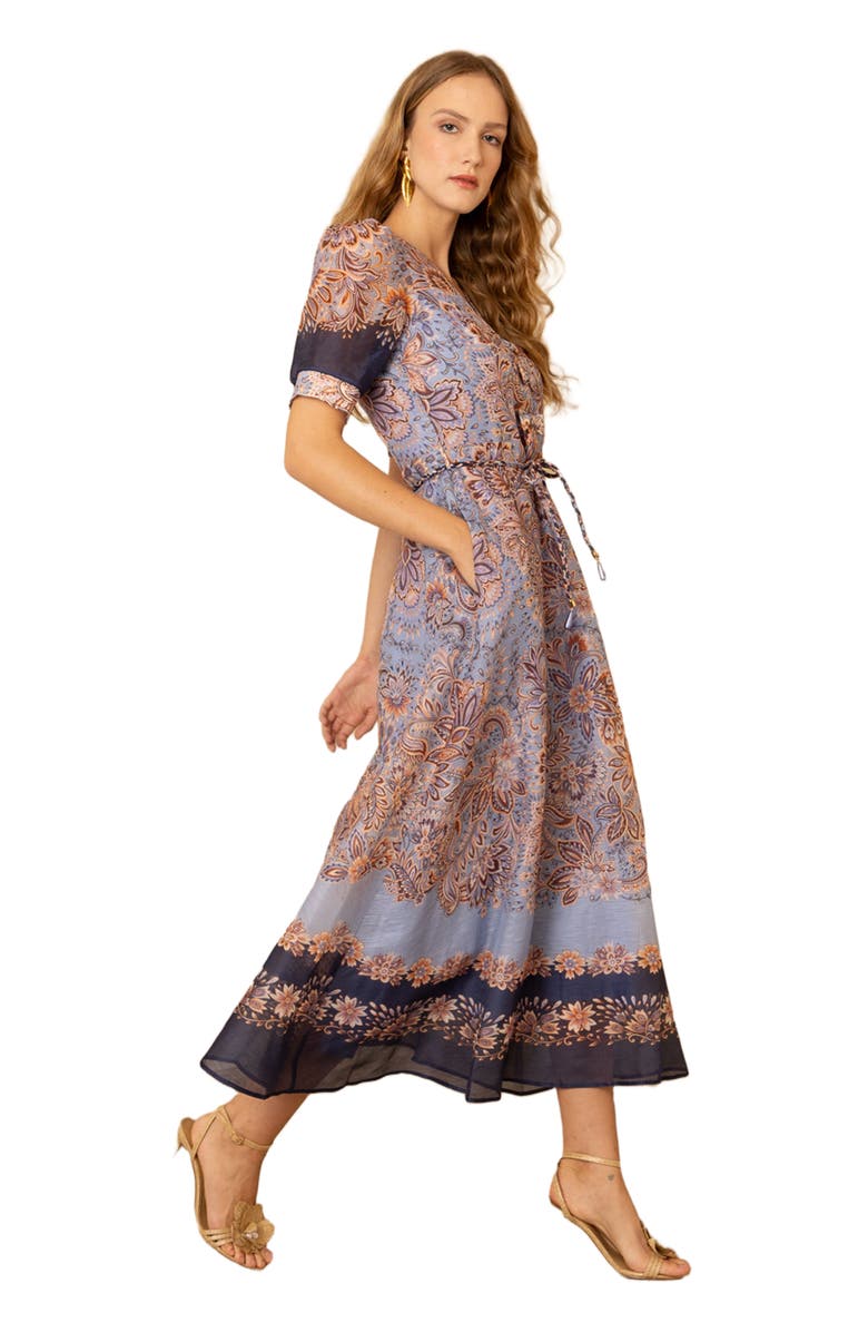 Hale Bob Aubrie Organza Maxi Dress, Alternate, color,