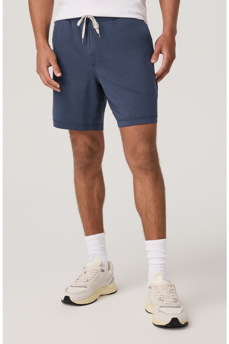 Ponto Shorts, Main, color, AZURE HEATHER