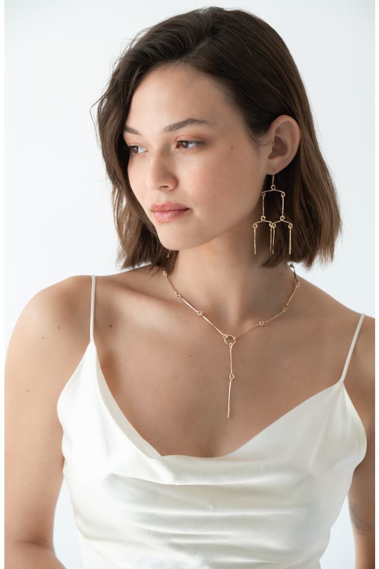Nexus Earrings, Alternate, color, 14K Gold Filled
