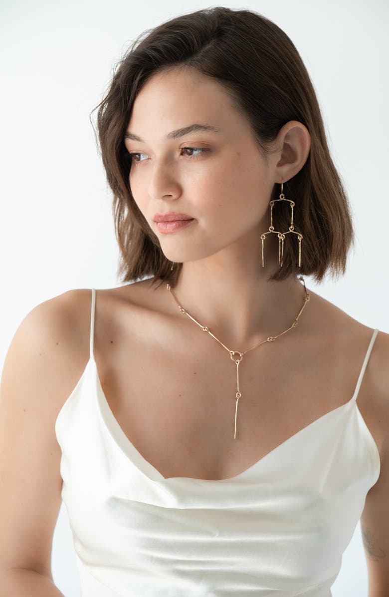 ALBISIA Nexus Earrings, Alternate, color, 14K Gold Filled