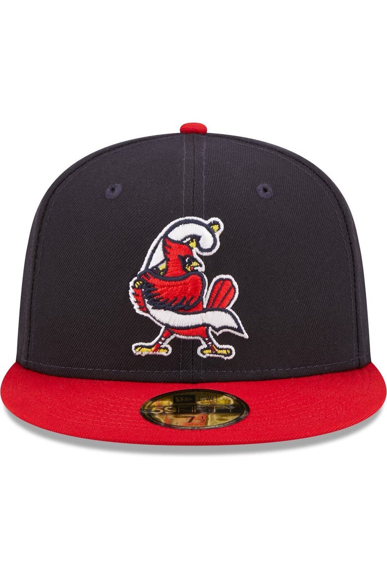 Men's New Era Navy Springfield Cardinals Authentic Collection 59FIFTY Fitted Hat, Alternate, color, Navy