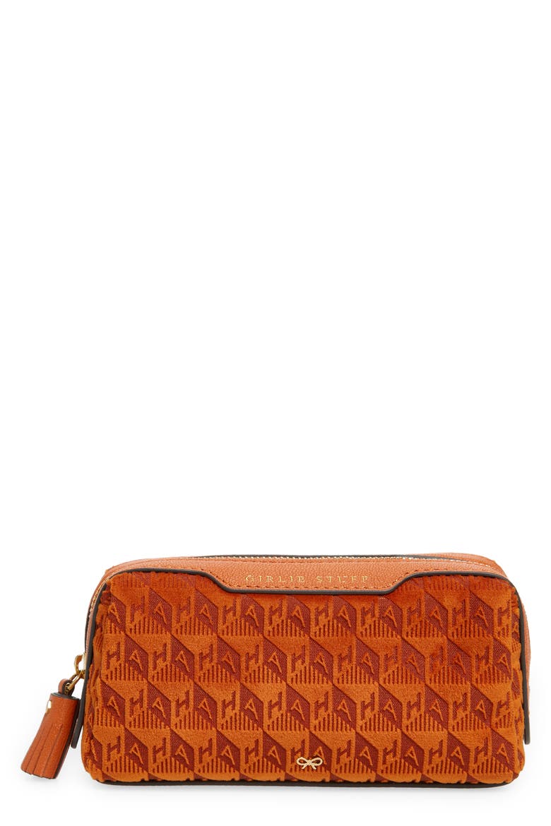 Girlie Stuff Pouch, Main, color, CINNAMON