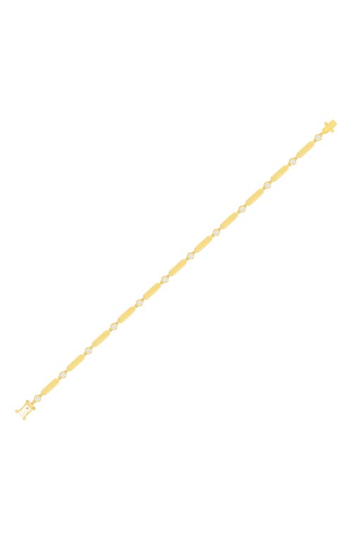 Ef Collection Zoe Diamond Eternity Bracelet In Gold