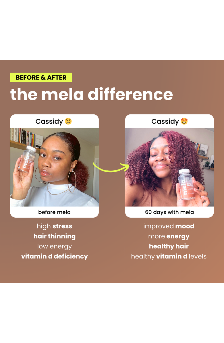 Mela Vitamins Daily Essentials Multivitamin for Women of Color, Alternate, color, Peachy Coral