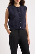 KOBI HALPERIN Lilah Metallic Sweater Vest