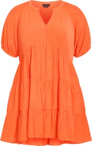 City Chic Kara Tiered Minidress