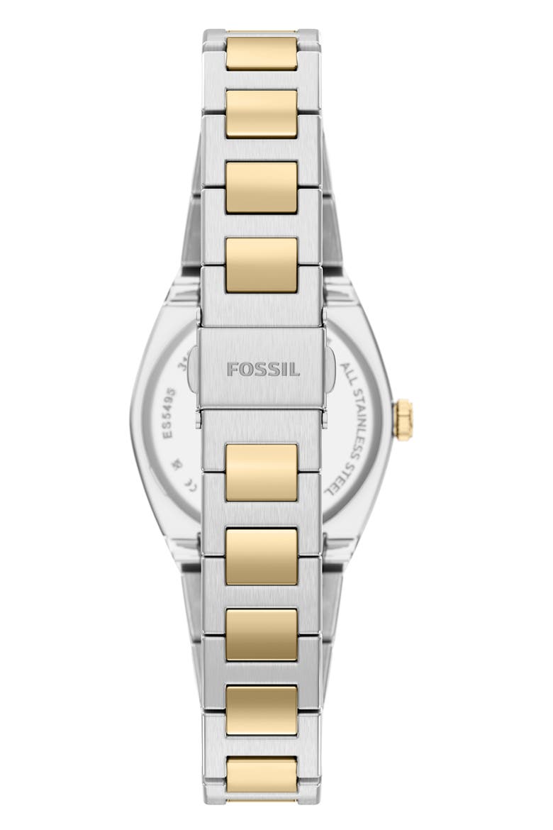 Small Everett Bracelet Watch, 27mm, Alternate, color, TWO TONE/ BLACK