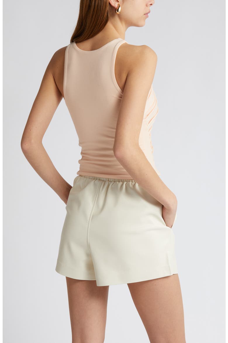 Side Ruched Tank, Alternate, color, BEIGE BISQUE