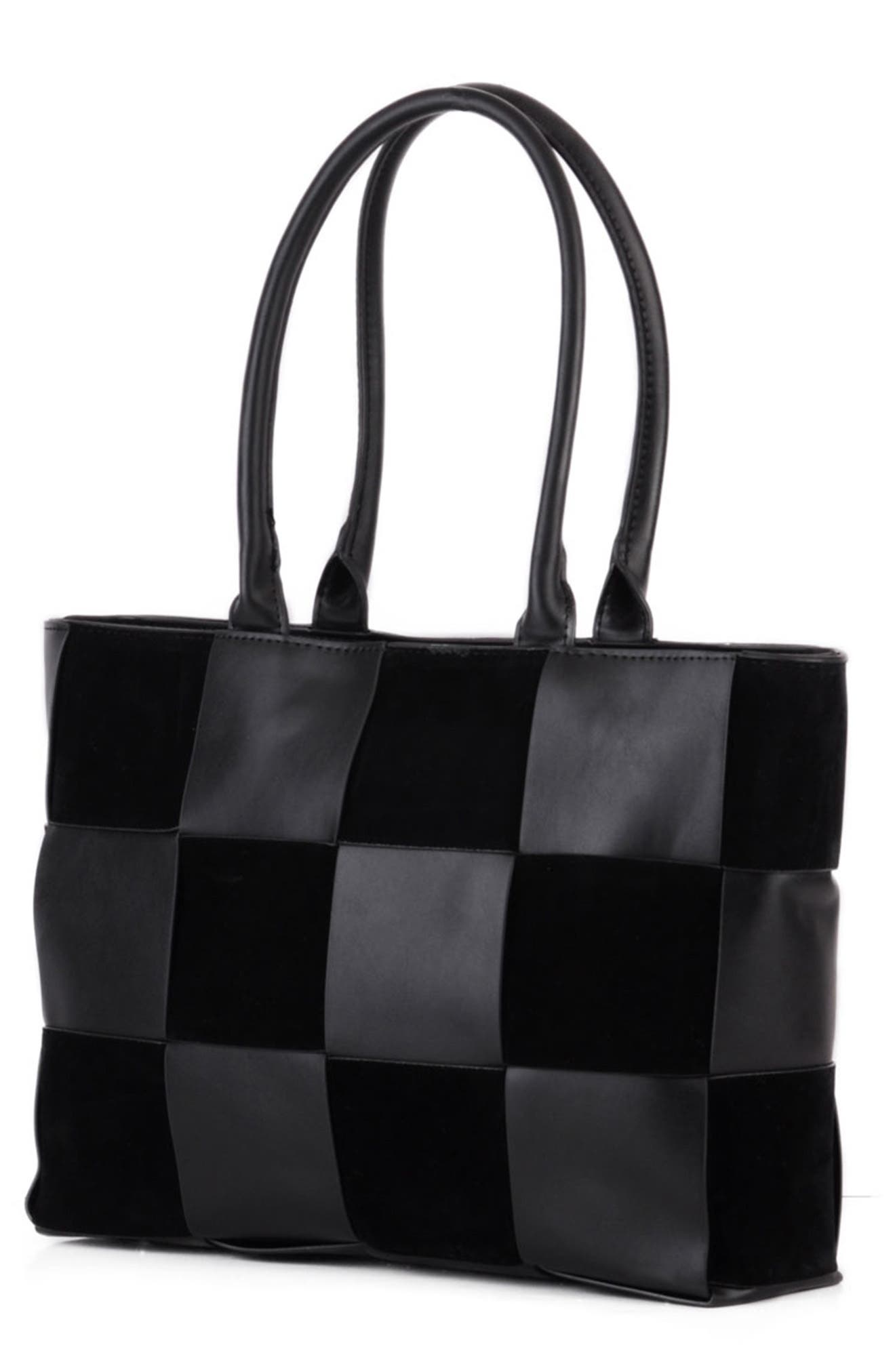 MOST WANTED USA Woven PU Tote Bag, Alternate, color, 