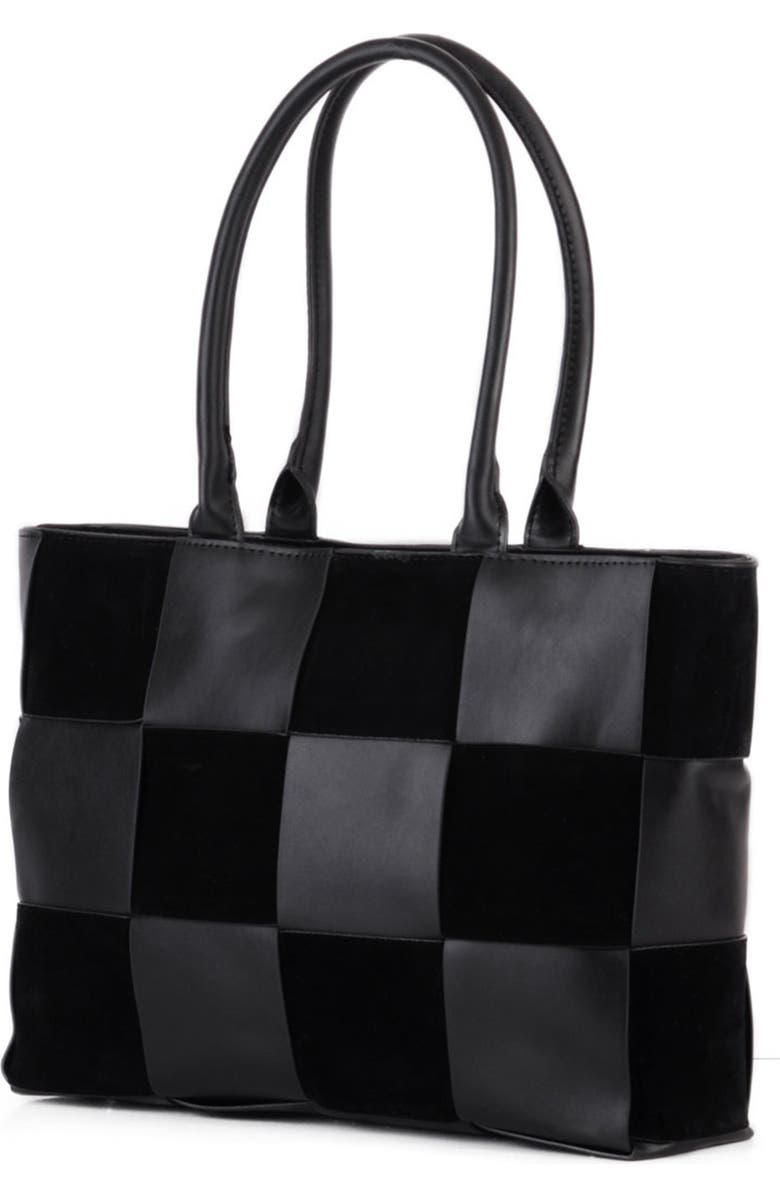MOST WANTED USA Woven PU Tote Bag, Alternate, color,