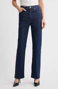 The Ruler High Waist Straight Leg Jeans