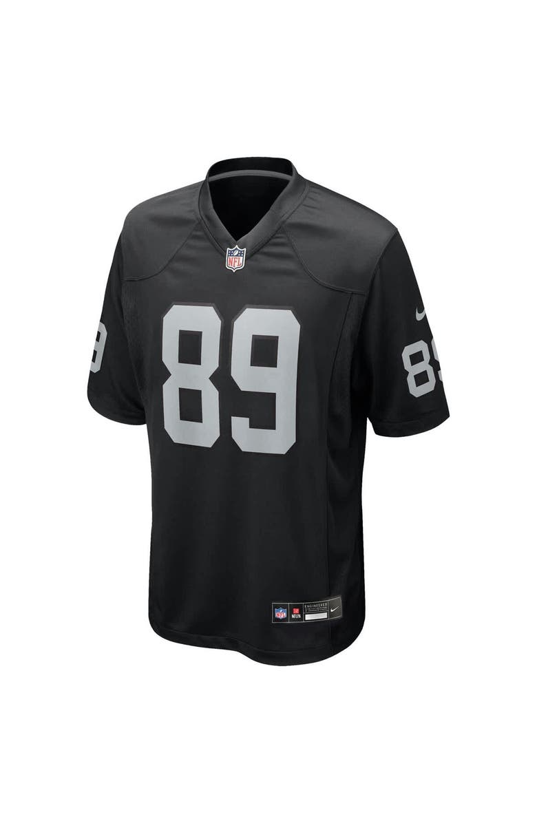 Nike Youth Nike Brock Bowers Black Las Vegas Raiders Game Jersey, Alternate, color, Black