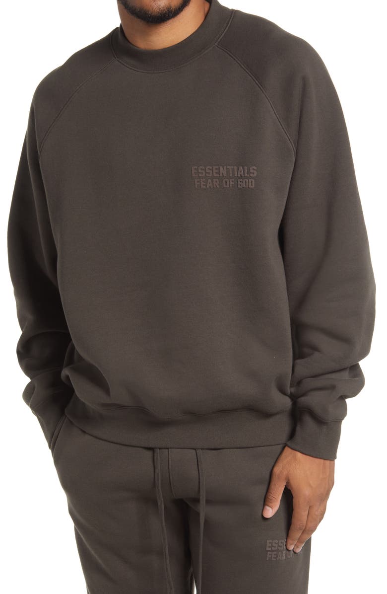 Fear of God Essentials Essentials Logo Graphic Sweatshirt, Main, color, 