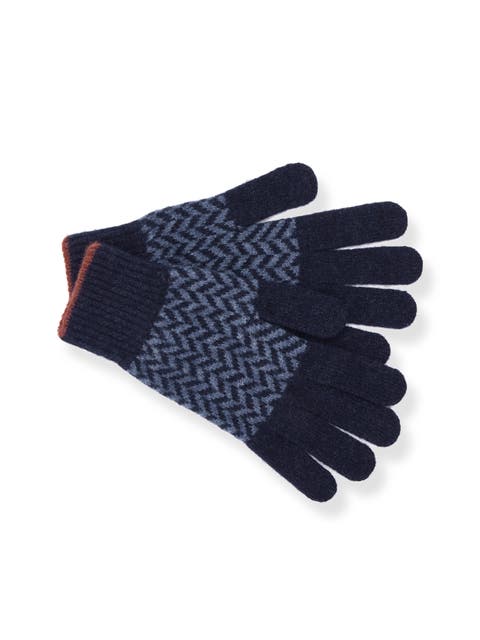 British Lambswool Chevron Gloves