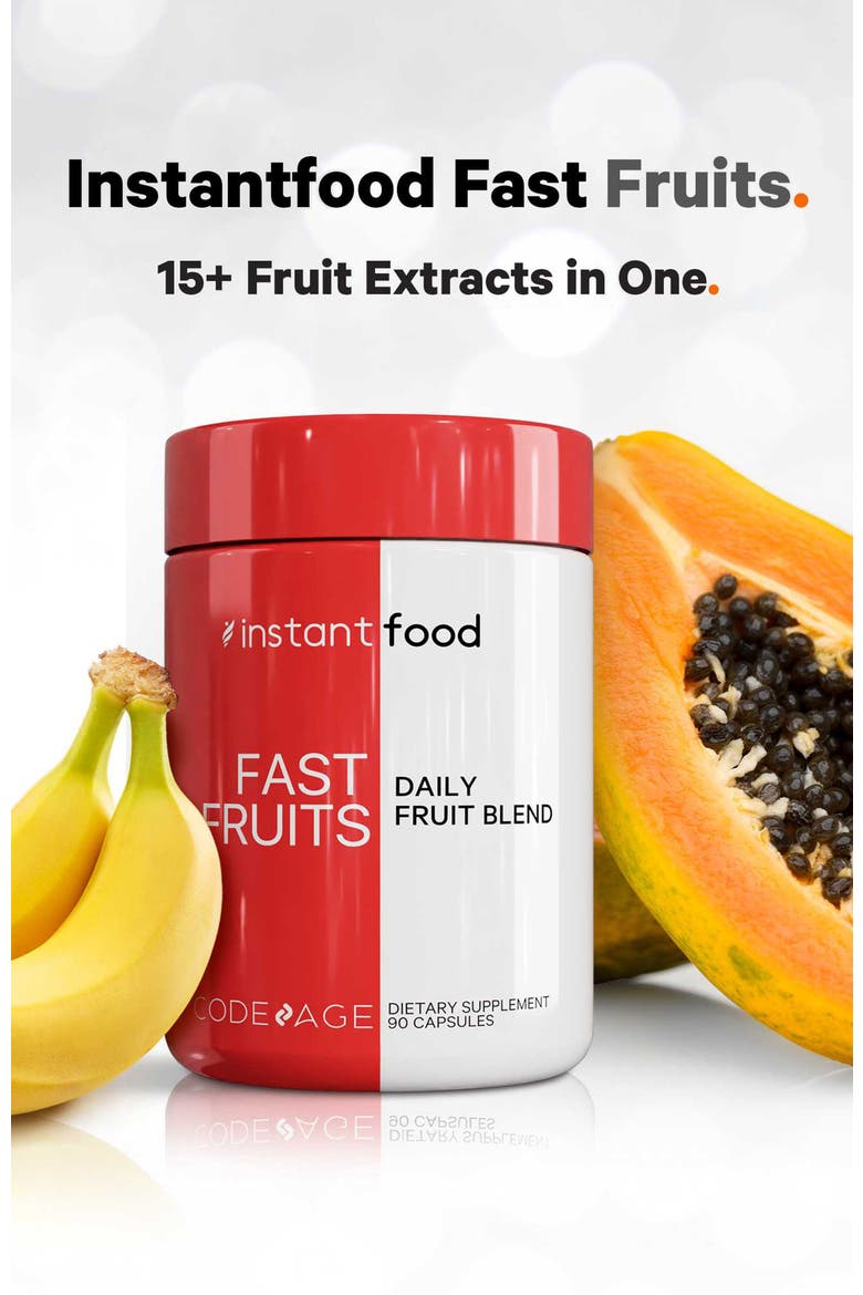 Instantfood Fast Fruits Daily Vitamins Supplement, Alternate, color, White