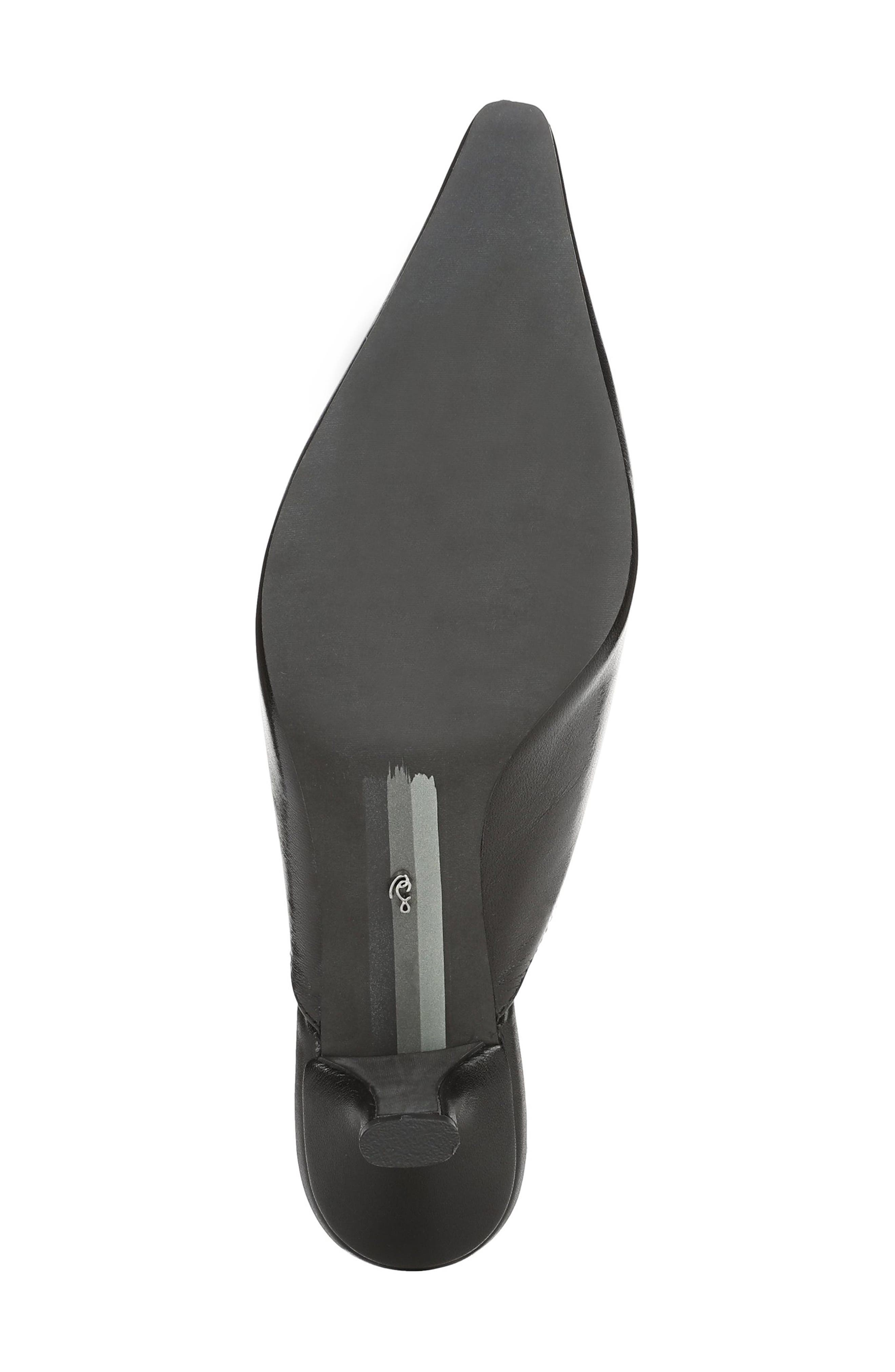 Brandy Pointed Toe Mule, Alternate, color, BLACK