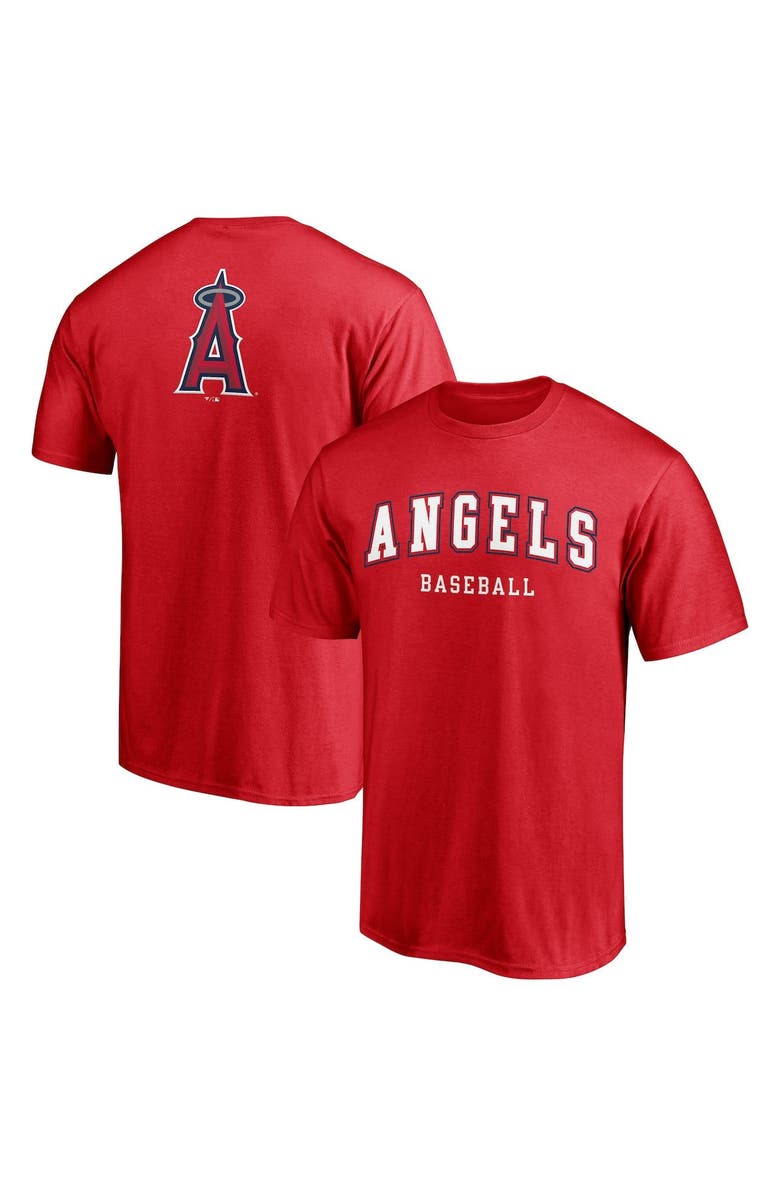 FANATICS Men's Fanatics Branded Red Los Angeles Angels Big & Tall City Arch T-Shirt, Main, color, 
