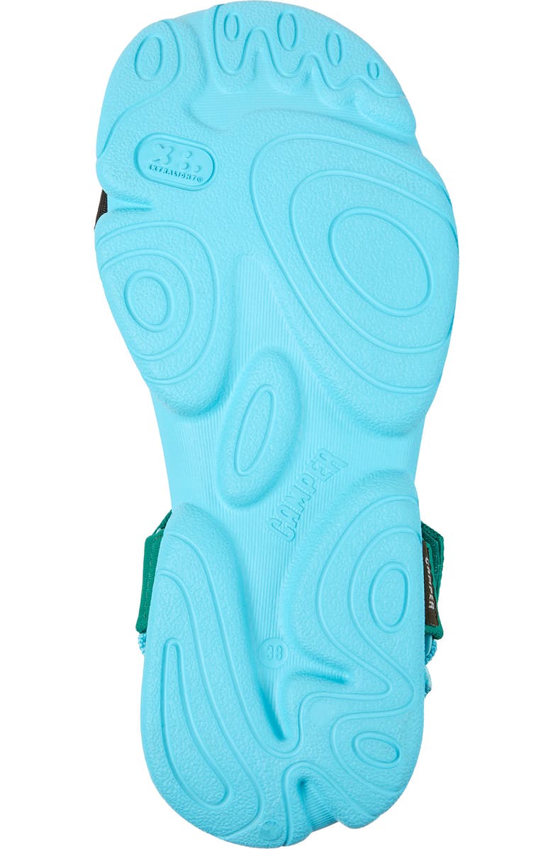 Camper Karst Sandal, Alternate, color, Blue/ Green/ Black Multi
