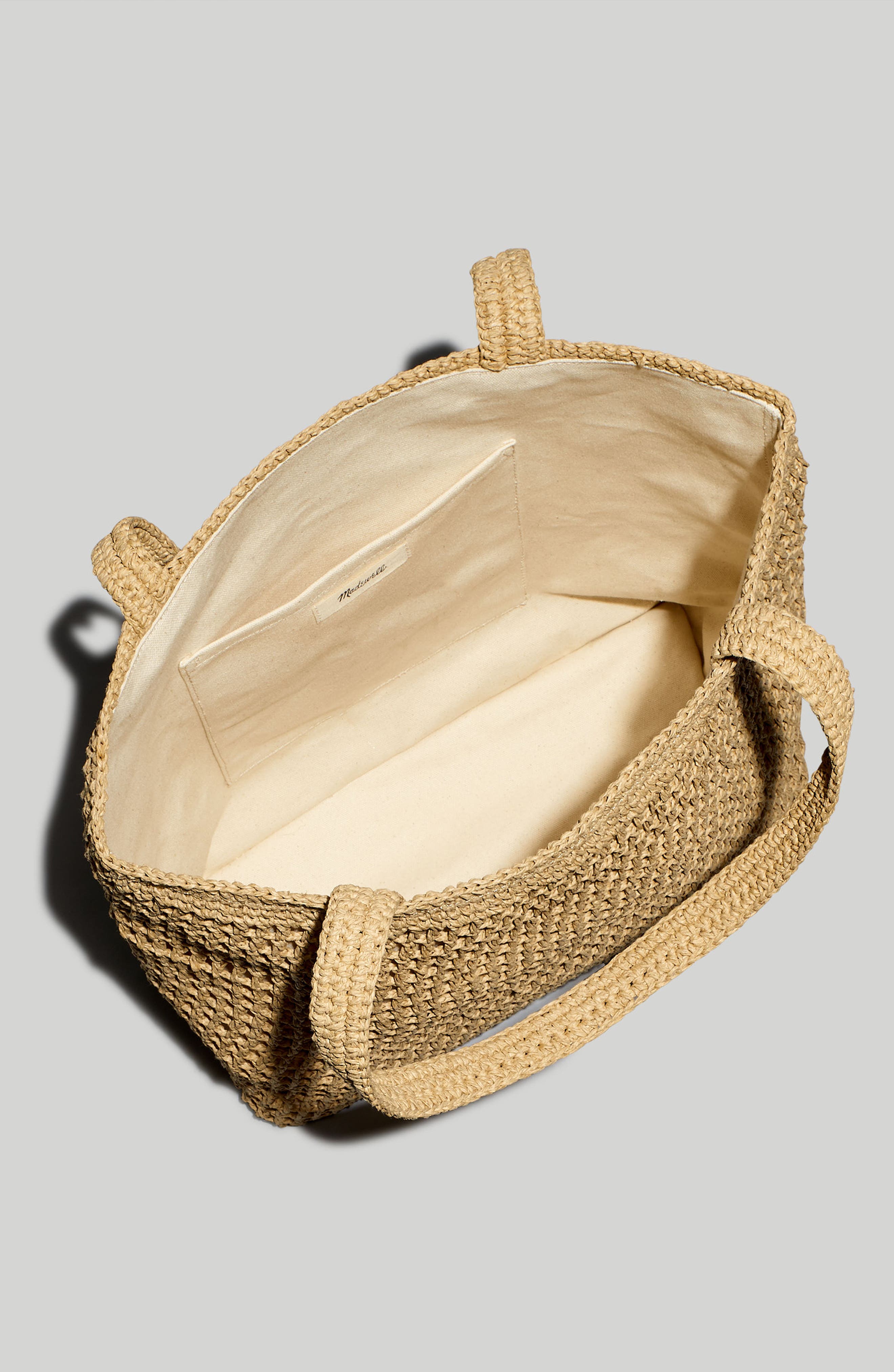 Madewell The Transport Tote: Straw Edition, Alternate, color, 