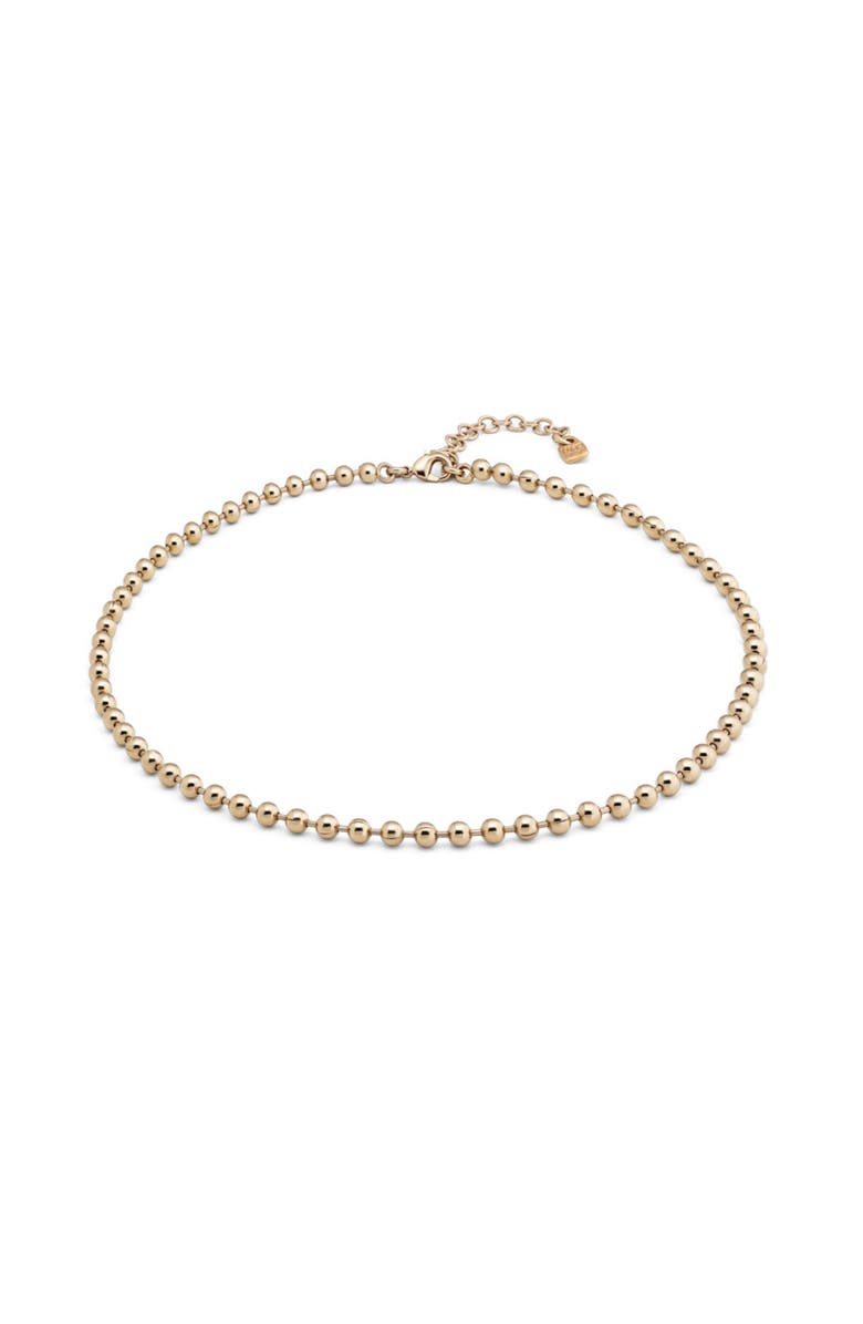UNODE50 Pulse Bead Necklace, Alternate, color, Gold