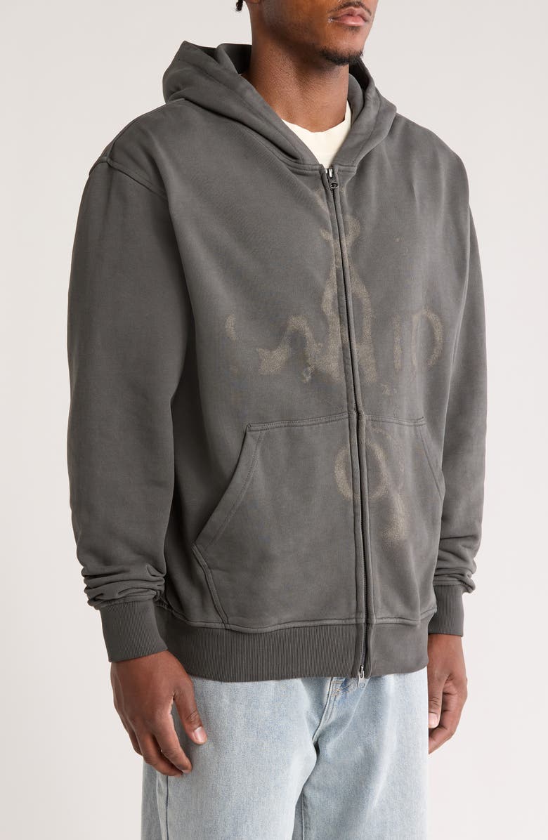 SANTO STUDIO Graphic Full Zip Hoodie, Alternate, color, 