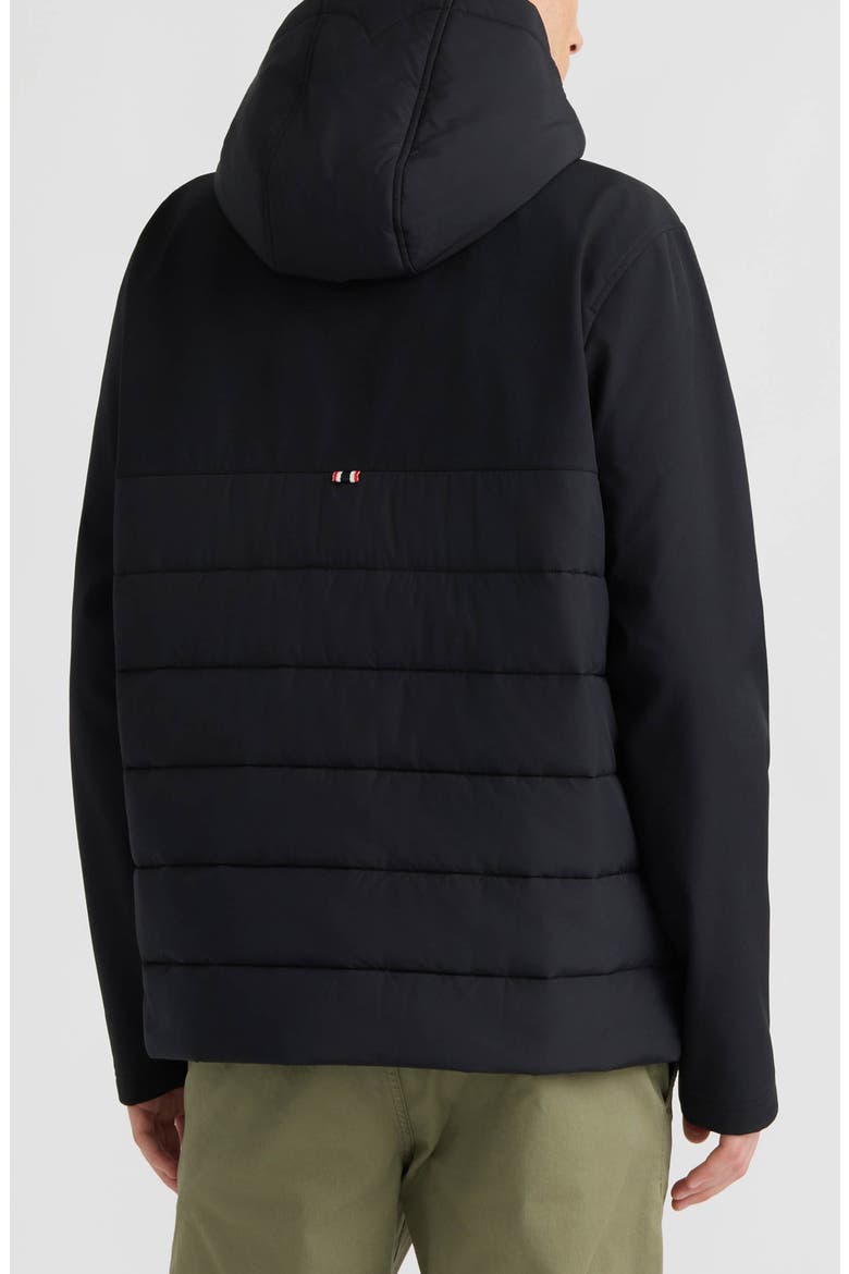 Rennie Softshell Water Resistant Jacket, Alternate, color, BLACK