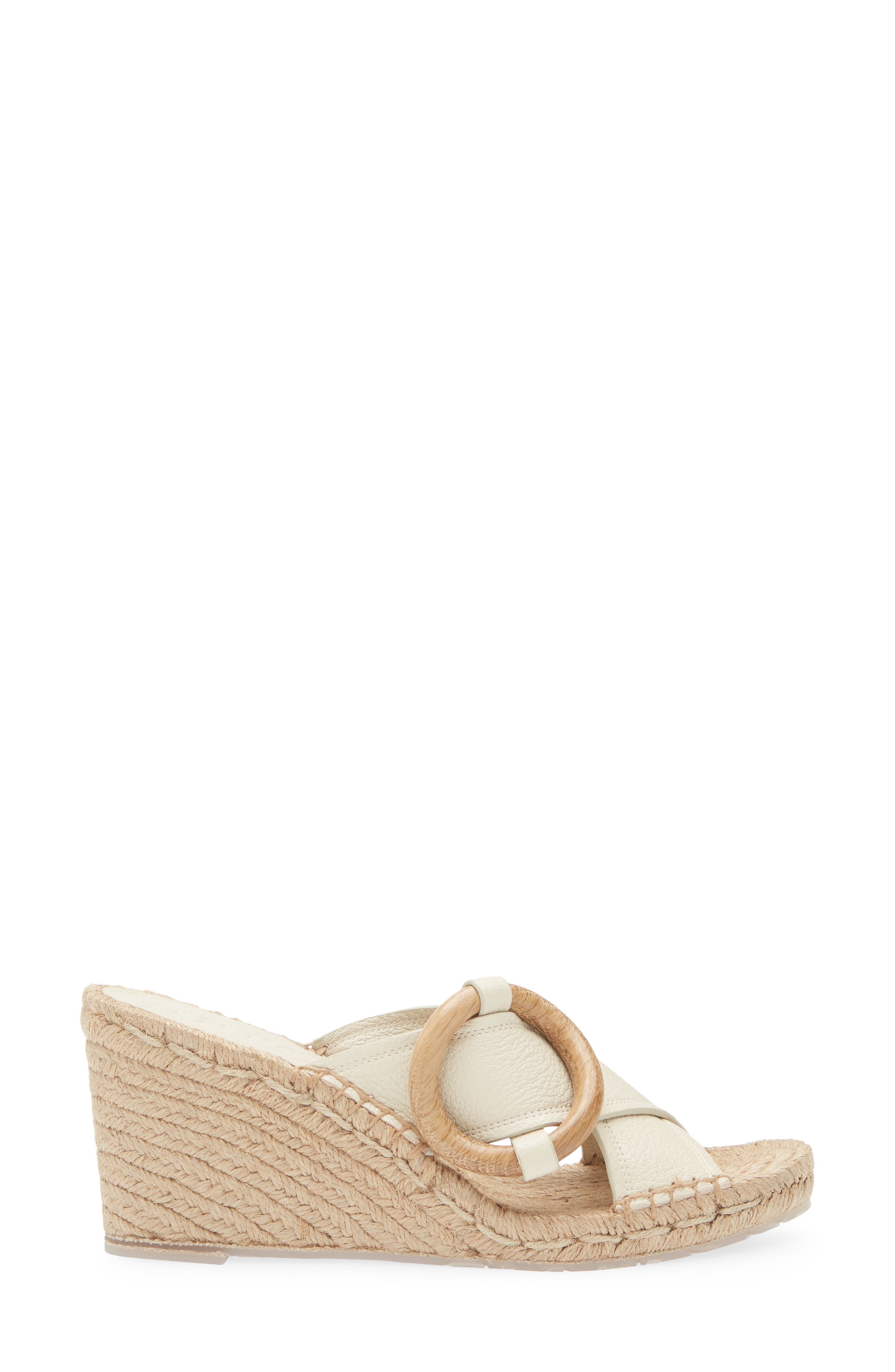 Pedro Garcia Orys Wedge Sandal, Alternate, color, Ivory Petitgrain-Oak