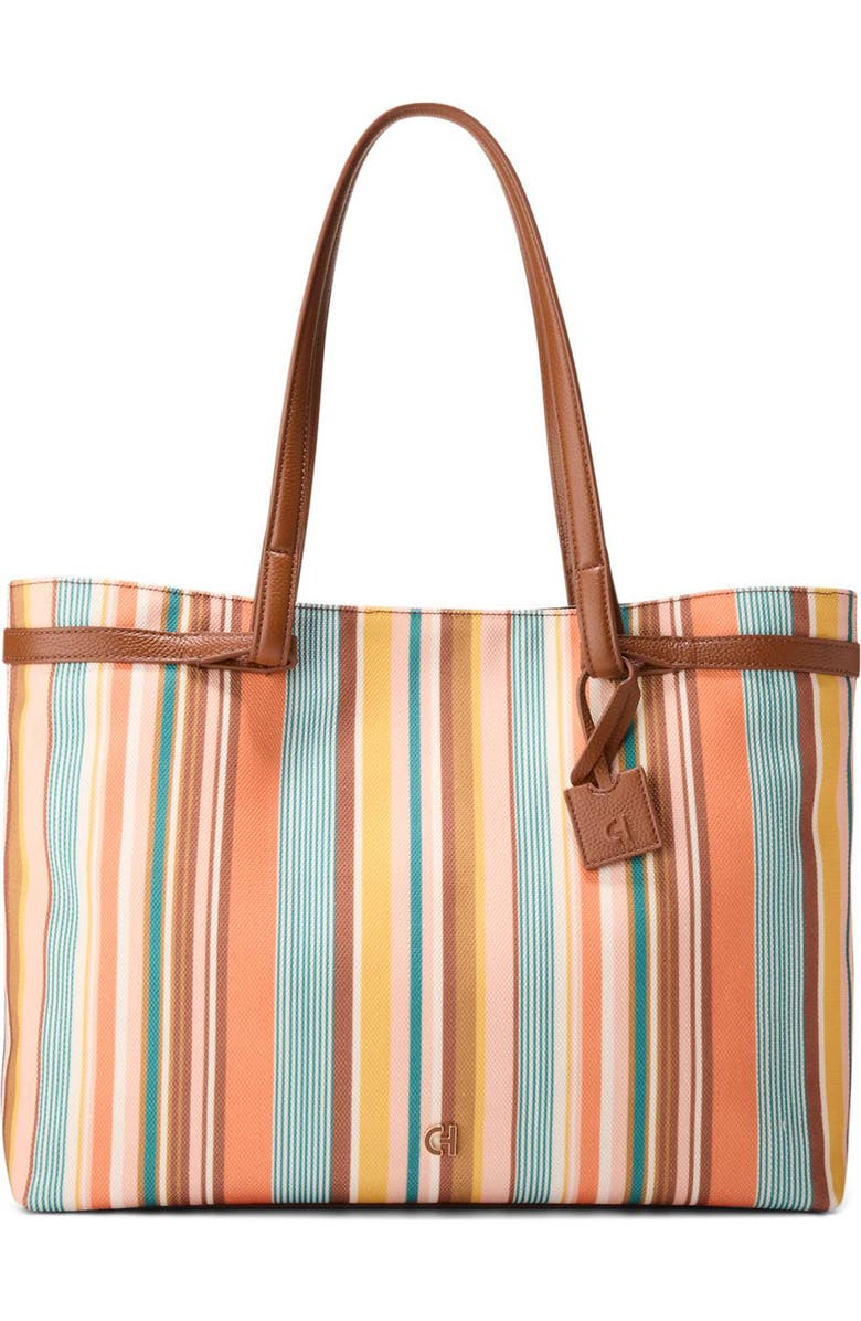 Cole Haan Essential Stripe Canvas Tote, Main, color,