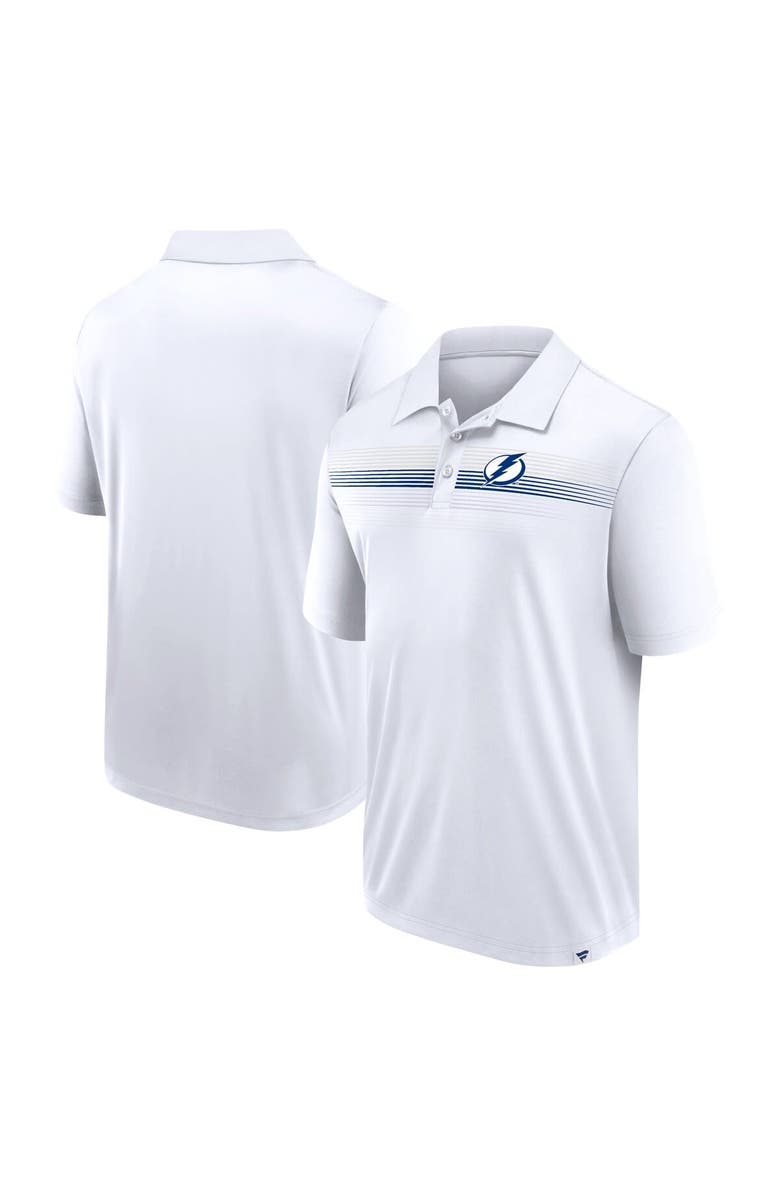 FANATICS Men's Fanatics White Tampa Bay Lightning Victory For Us Interlock Polo, Alternate, color, White