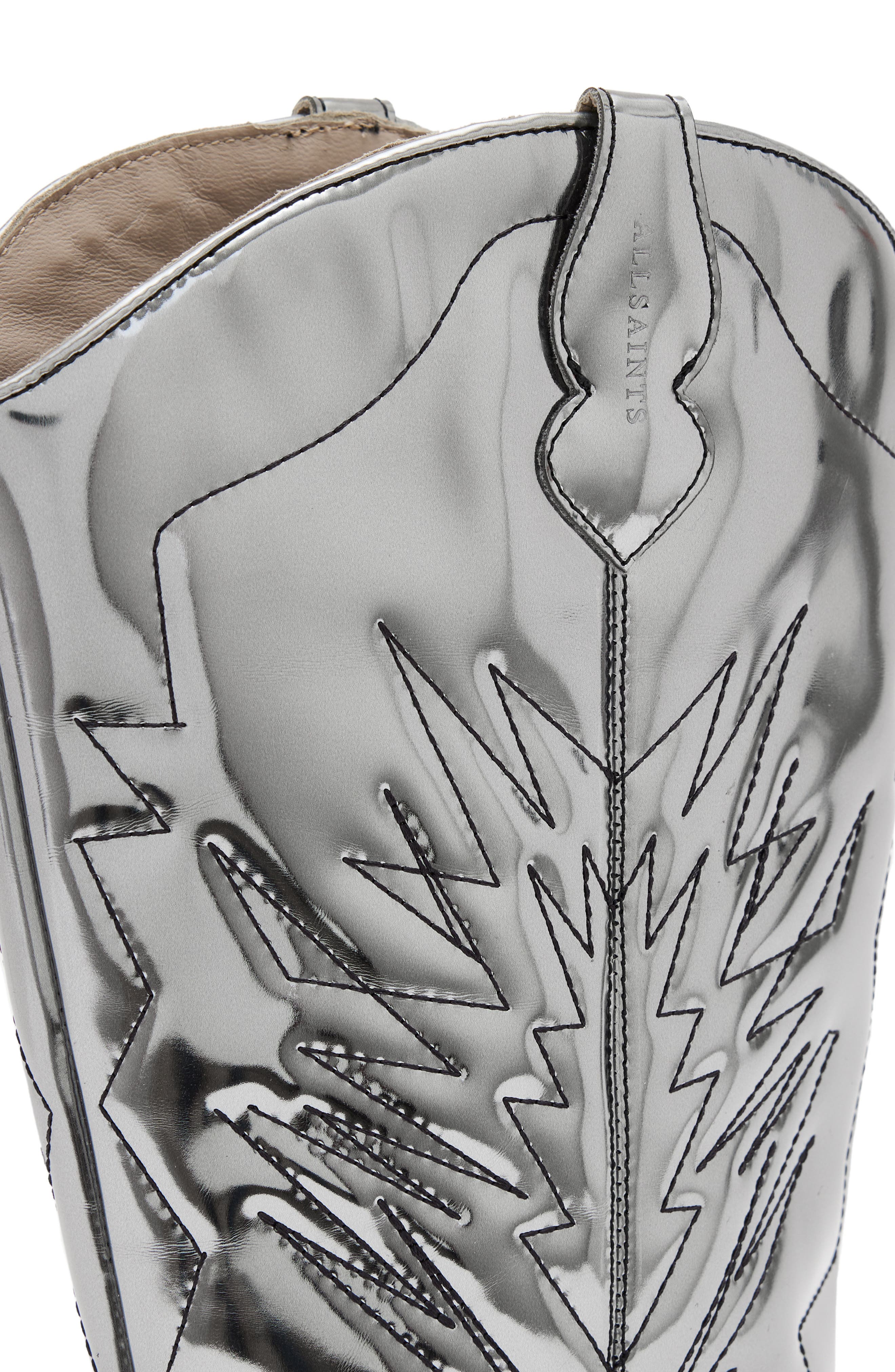 Kacey Western Boot, Alternate, color, SILVER