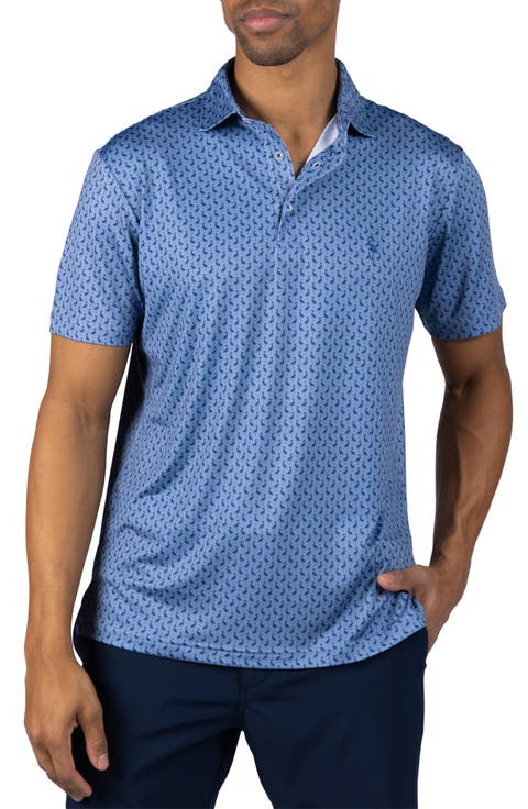 Byrds Print Performance Polo