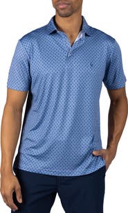 TailorByrd Byrds Print Performance Polo