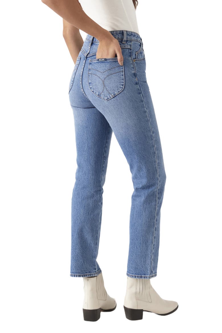 Original Slim Straight Leg Jeans, Alternate, color, BRAD BLUE
