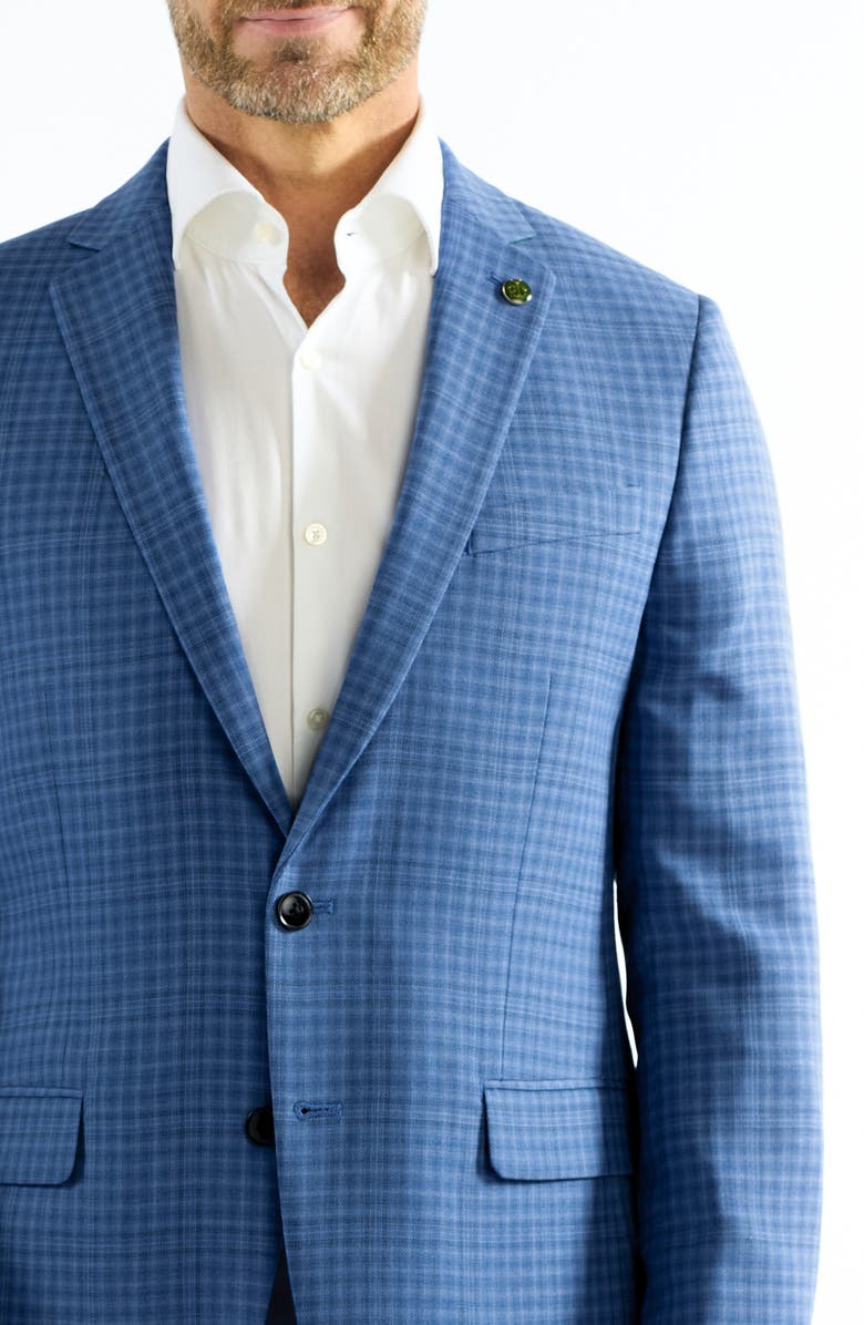 CRICKETEER Check Wool Blend Sport Coat, Alternate, color, 