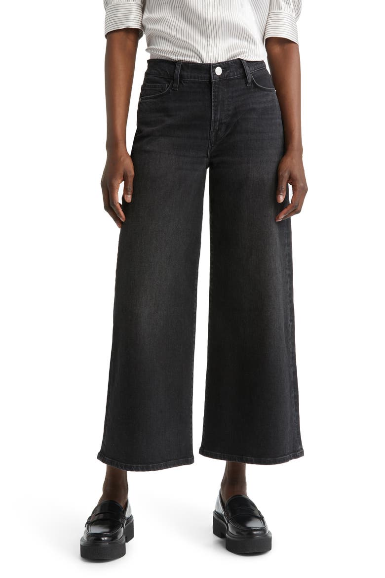 Le Pixie Slim Palazzo Wide Leg Jeans, Main, color, HUTCHINSON