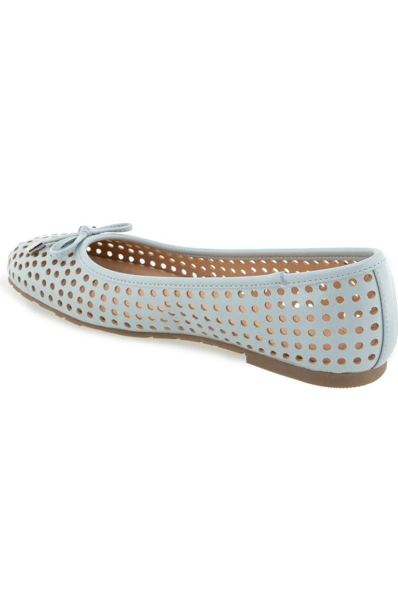 Reaction Kenneth Cole Elstree Perforated Ballet Flat, Alternate, color, Steel Blue