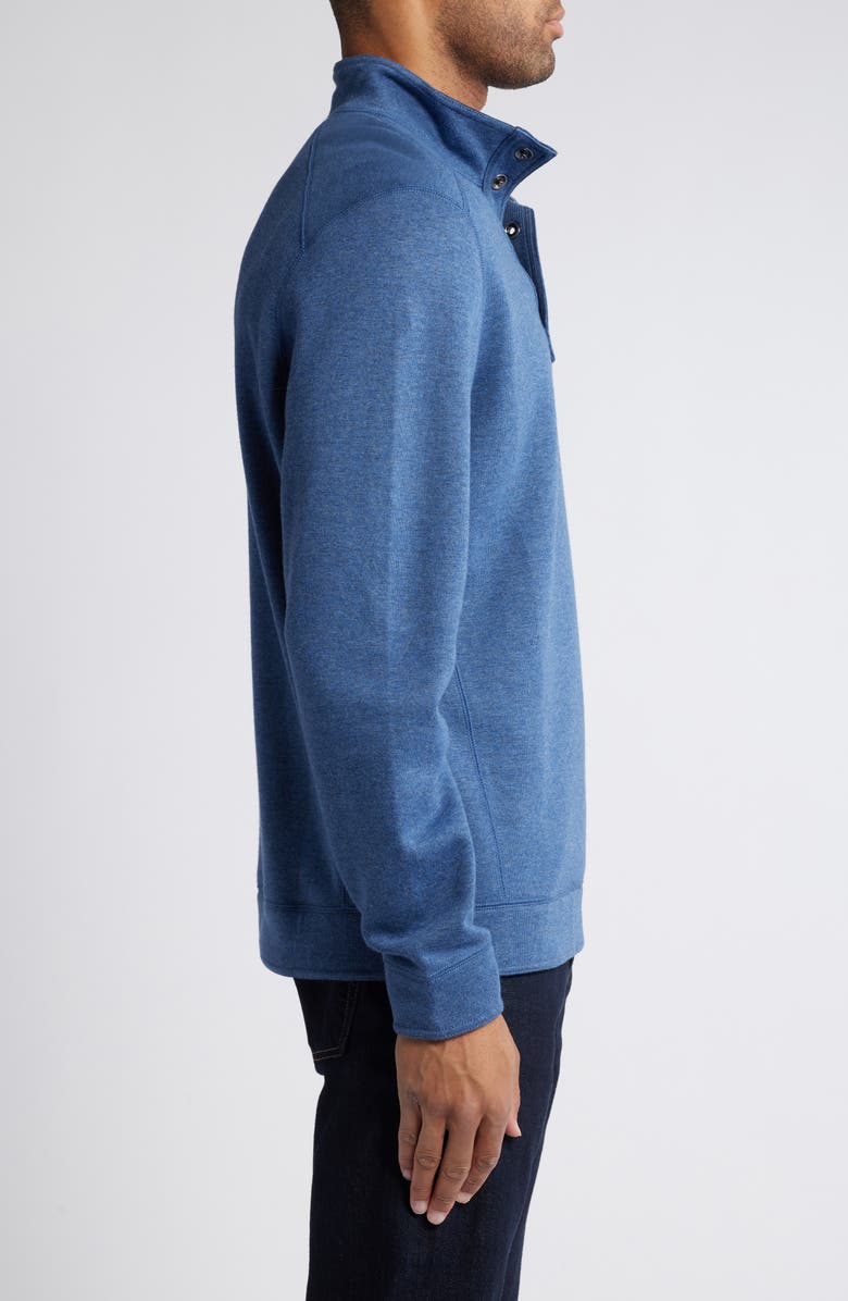 Tommy Bahama New Flip Mock Neck Pullover, Alternate, color, Blue Note