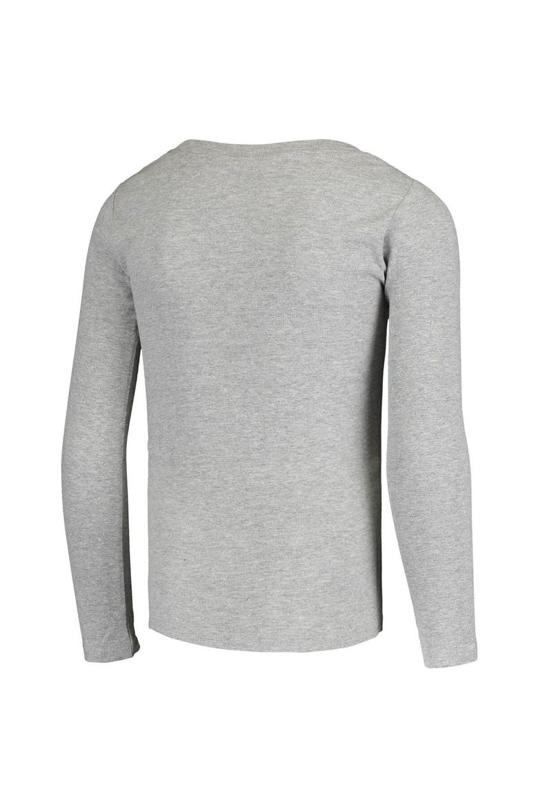 Youth Gray Los Angeles Chargers Long Sleeve T-Shirt & Pants Sleep Set, Alternate, color, Gray