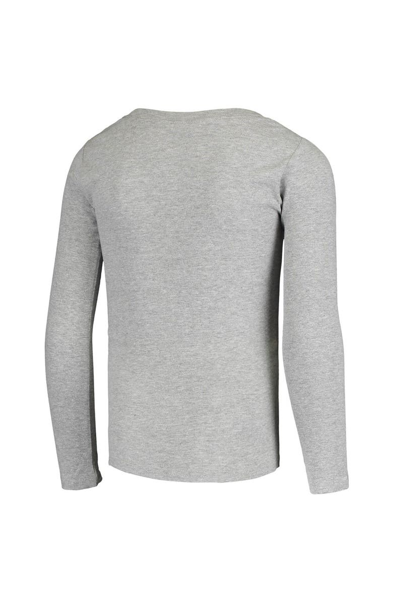 Outerstuff Youth Gray Los Angeles Chargers Long Sleeve T-Shirt & Pants Sleep Set, Alternate, color, 