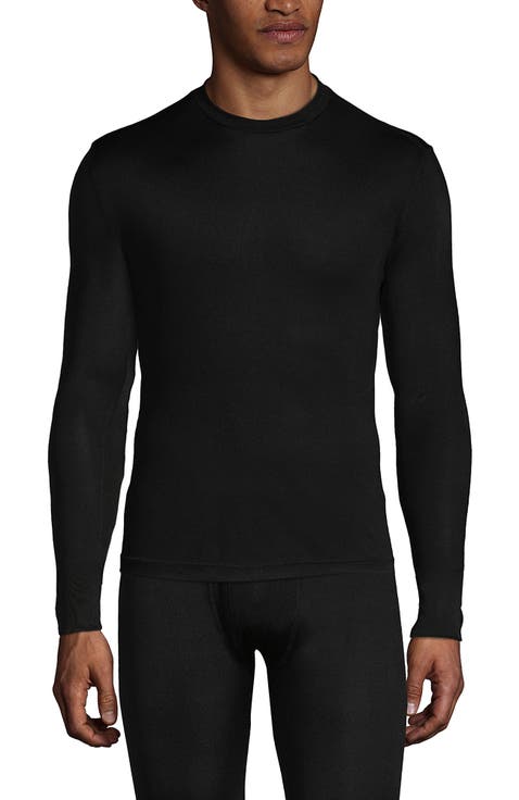 Silk Long Underwear Crew Neck
