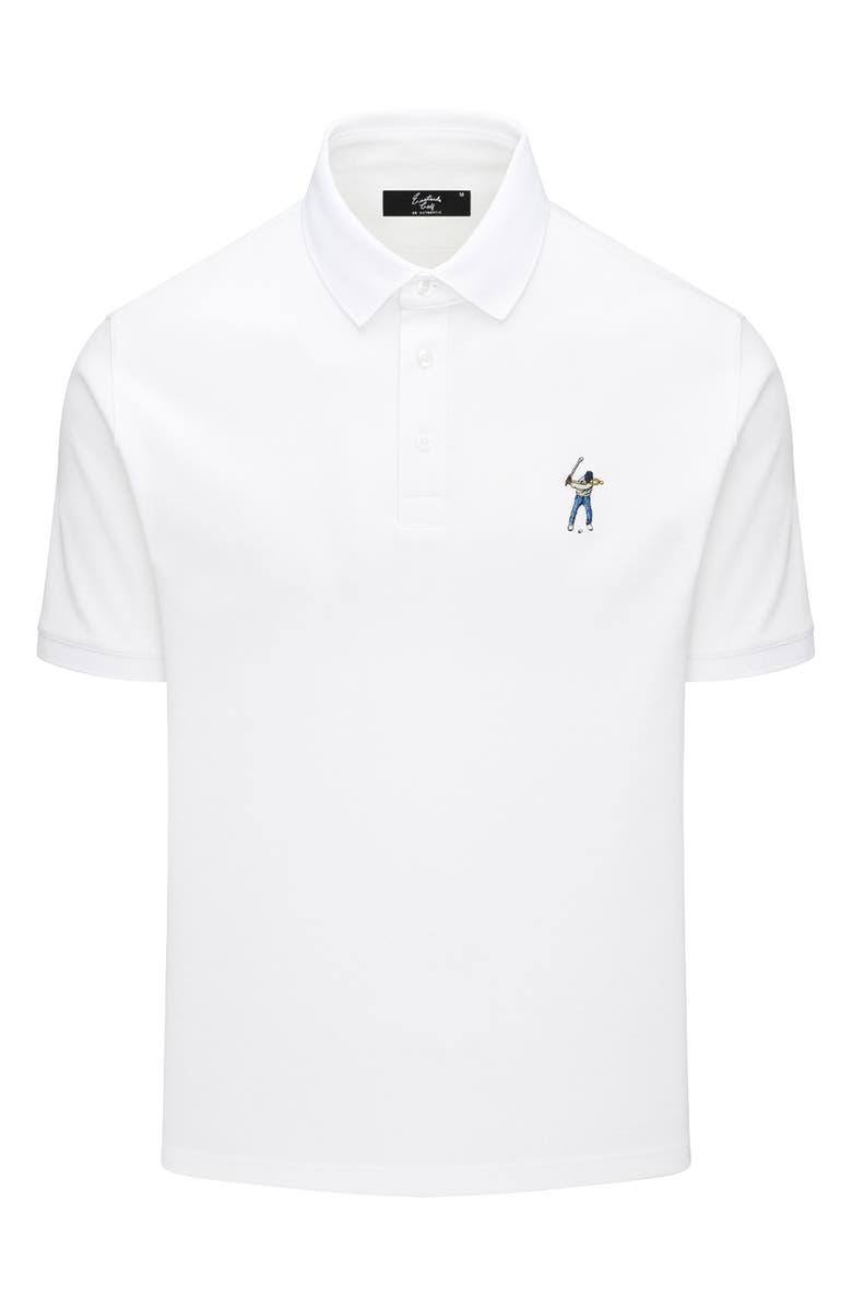 Eastside Golf Core Cotton Blend Piqué Polo, Main, color, Bright White