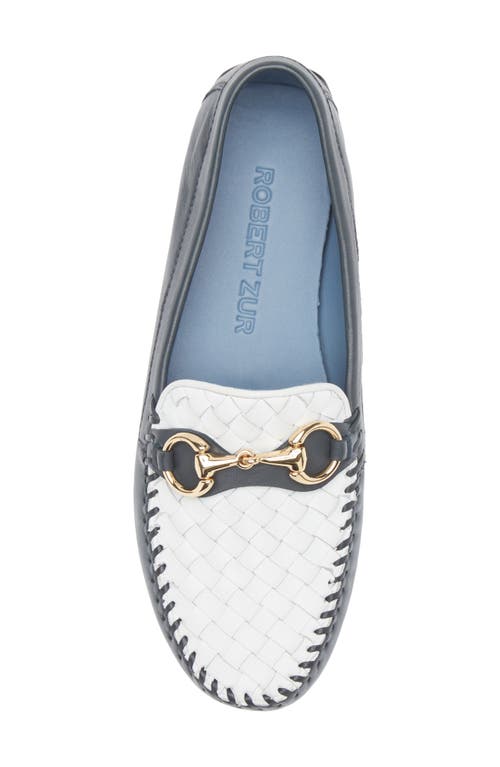 Robert Zur Perlata Loafer In Navy/white